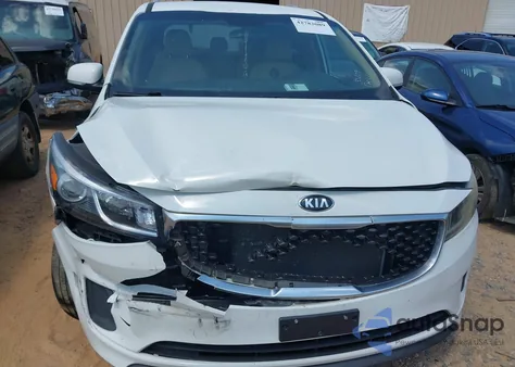 2016 Kia Sedona Lx из США, поврежденный, VIN KNDMB5C12G6102890